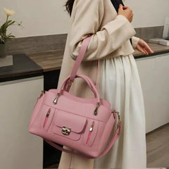 Velanzy Luxe CarryAll – Blush Pink Glow